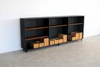 vintage werkbank | dressoir | schoolkast | jaren 60, Teakhout, Met plank(en), Gebruikt, .