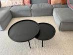 ZGAN Woood Mesa salontafels bijzettafels L en XL, Huis en Inrichting, Tafels | Salontafels, Ophalen, Rond, 50 tot 100 cm, Zo goed als nieuw