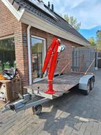 KOOPJE! Tandemasser Aanhanger met Kraan, Ophalen, Gebruikt