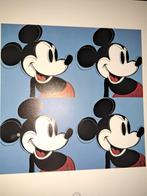 Andy Warhol 4 keer Mickey blauw, Antiek en Kunst, Kunst | Litho's en Zeefdrukken, Ophalen of Verzenden