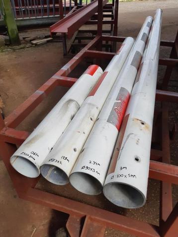 Buis aluminium,: ø83mm, ø90mm, ø100mm beschikbaar voor biedingen