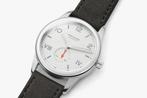 NOMOS Club Campus 38 White ref.735, geserviced + twee banden, Sieraden, Tassen en Uiterlijk, Overige merken, Leer, Staal, Polshorloge