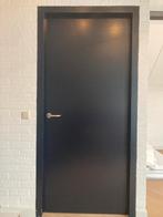 Vier stompe houten binnendeuren, Ophalen, Gebruikt, 80 tot 100 cm, Binnendeur