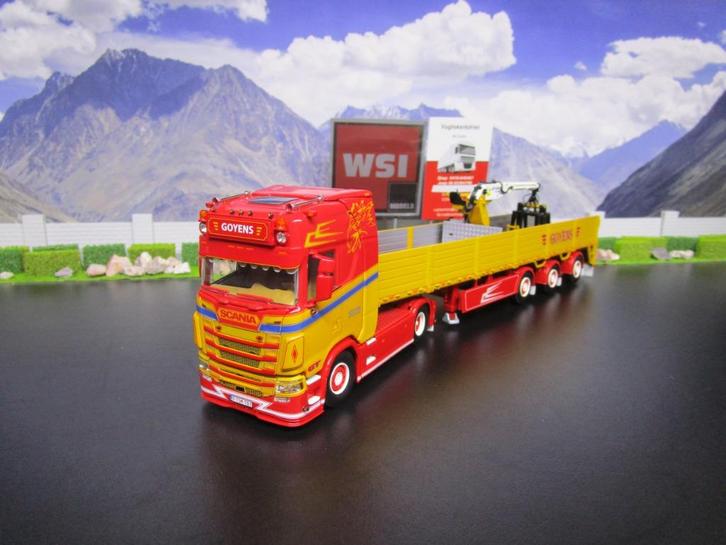Wsi 01-4560 Goyens , Scania S Highline CS20H, Hobby en Vrije tijd, Modelauto's | 1:50, Nieuw, Bus of Vrachtwagen, Wsi, Ophalen