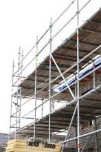 Zeer complete nieuwe Layher steiger 1,57m! Nieuw!, Ophalen, Zo goed als nieuw, Gevelsteiger, 5 meter of hoger