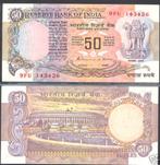 india 50 rupees 1978 unc, Postzegels en Munten, Bankbiljetten | Azië, Verzenden