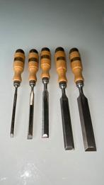 5 MULLER  hout beitels, Ophalen of Verzenden