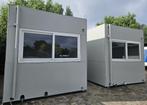 Kantoorunit, Bouw-schaftkeet, Woonunit, 6,20x3,07 / 2 stuks., Ophalen, Gebruikt