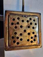 Mooie antieke messing beddenwarmer uit de 19e eeuw, Antiek en Kunst, Antiek | Koper en Brons, Ophalen of Verzenden, Koper
