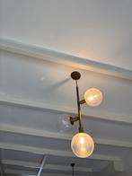 Karwei Hanglamp met 3 Bollen, Ophalen of Verzenden, Gebruikt, Glas, Minder dan 50 cm