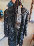 bontjas met muts en sjaaltje, Kleding | Dames, Ophalen, Zo goed als nieuw, Maat 38/40 (M), Bruin