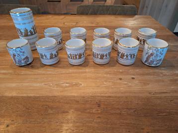 Vintage Neofitou mokken set - Grieks Design beschikbaar voor biedingen