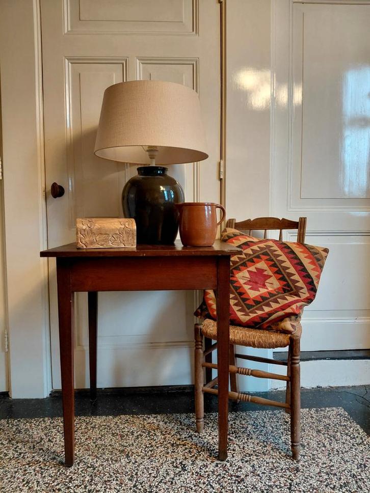 Brocante Eiken Cafétafel Bureau jaren 20 - 30, Antiek en Kunst, Antiek | Meubels | Tafels, Ophalen