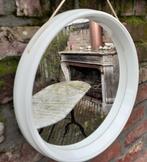 Vintage space age spiegel, Minder dan 50 cm, Gebruikt, Rond, Ophalen of Verzenden