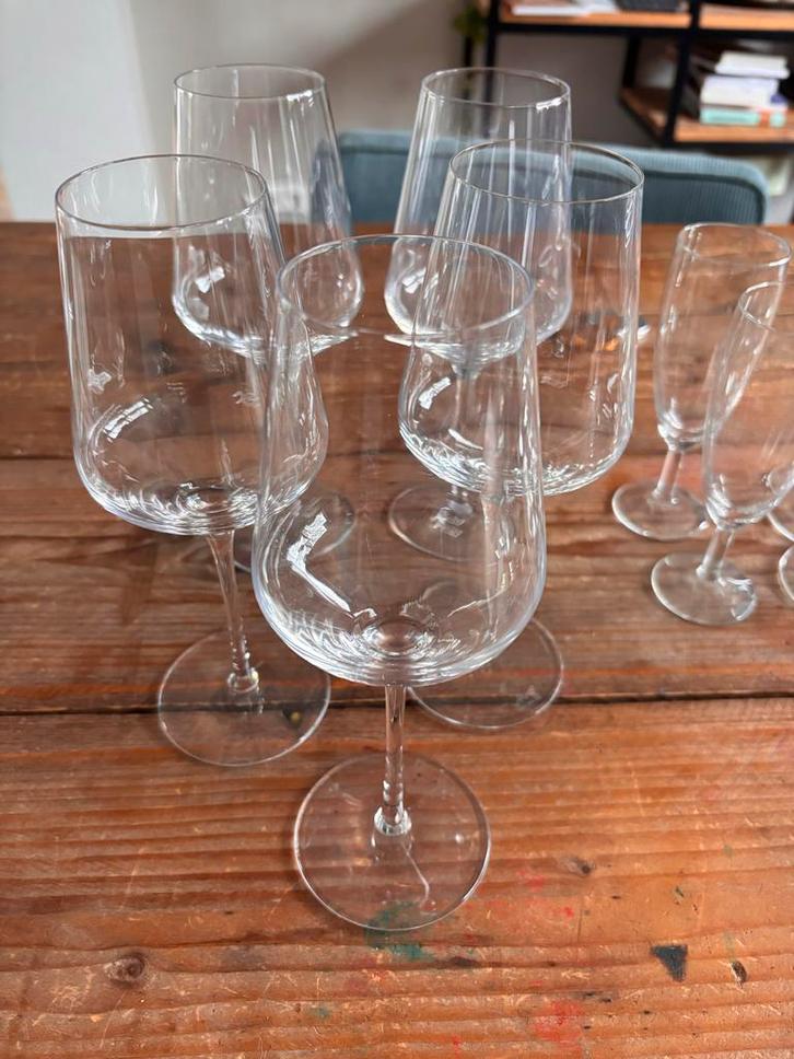 Gratis glazen af te halen, Huis en Inrichting, Keuken | Servies, Gebruikt, Glas of Glazen, Effen, Glas, Ophalen