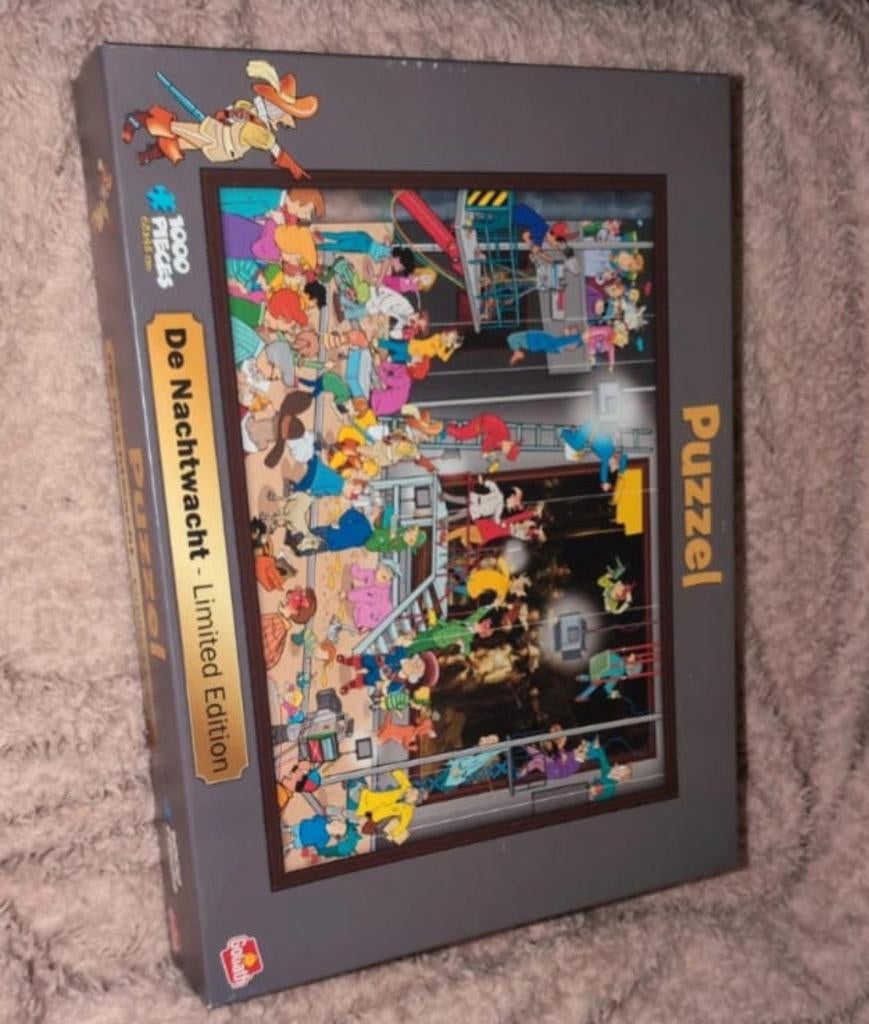 De Nachtwacht Puzzel 1000 Stukjes, Ophalen of Verzenden, 500 t/m 1500 stukjes, Zo goed als nieuw, Legpuzzel