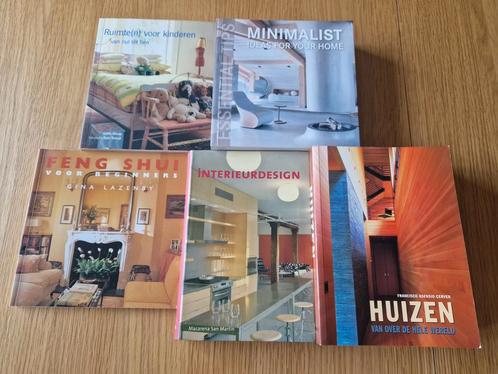 5 woon/style/interieur gerelateerde boeken samen 13,5 euro, Boeken, Wonen en Tuinieren, Zo goed als nieuw, Interieur en Design