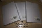 200 vel wit karton A5 nieuw 250 grams, Ophalen of Verzenden, Nieuw, Overige thema's, Blanco kaart of Basiskaart