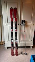 Elan skies (160cm) + skistokken, 160 tot 180 cm, Gebruikt, Skiën, Ski's