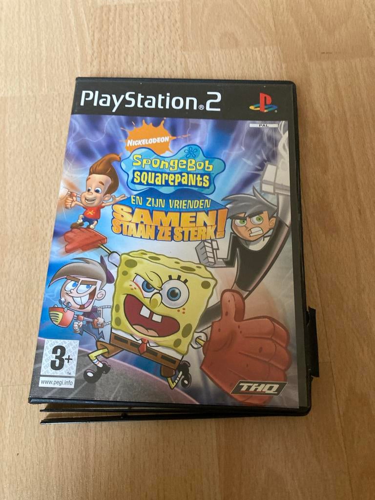 SpongeBob SquarePants en zijn vrienden - PS2, Avontuur en Actie, Gebruikt, 1 speler, Ophalen of Verzenden