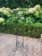 Metalen Plantenstandaard Zwart, Gebruikt, Minder dan 60 cm, Rond, Ophalen of Verzenden