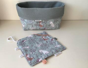 Mand Luiermand met bijpassend speendoekje beschikbaar voor biedingen