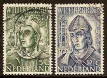 Nederland NVPH nr 323/4 gestempeld Willibrordus 1939 beschikbaar voor biedingen