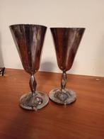 Zilveren Kelken - Trompetvormige Glazen, Ophalen of Verzenden, Gebruikt, Rond