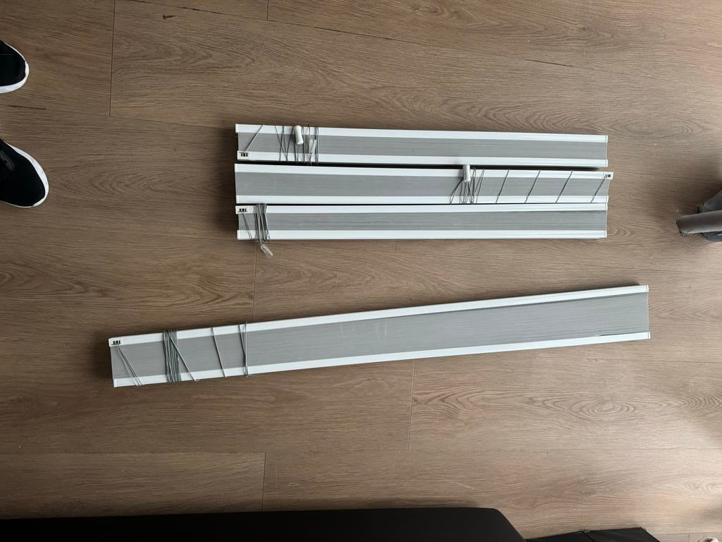 Dubbel plisségordijn op maat – extra isolatie, Huis en Inrichting, Stoffering | Gordijnen en Lamellen, Ophalen, Gebruikt, 50 tot 100 cm