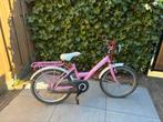 Roze Batavus Meisjesfiets 20 inch goede remmen en lichtjes, Ophalen, Gebruikt, Handrem, Batavus.