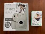 Fujifilm Instant Mini 9 Smokey White, Audio, Tv en Foto, Fotocamera's Analoog, Ophalen of Verzenden, Nieuw, Polaroid, Fuji