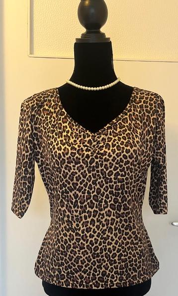 Heartbreaker panterprint top maat L / 40 beschikbaar voor biedingen