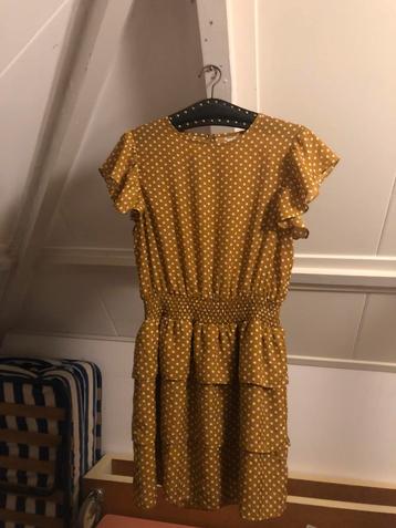 Loavies jurkje okergeel polkadot L 40 beschikbaar voor biedingen