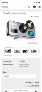 Proceq dyy 225 tensile adhesion tester, Ophalen of Verzenden, Zo goed als nieuw