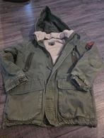 Groene winterjas H&M maat 128, Kinderen en Baby's, Kinderkleding | Maat 128, Ophalen of Verzenden, Gebruikt, Jongen, Jas
