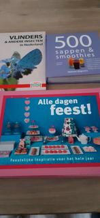 Boekenpakket: Vlinders, Smoothies & Feest Inspiratie, Ophalen, Diverse, Zo goed als nieuw, Overige typen