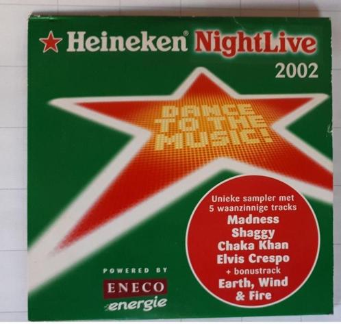 Heineken CD NightLive 2002, Verzamelen, Biermerken, Gebruikt, Overige typen, Heineken, Ophalen of Verzenden