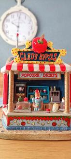 Lemax kermis candy apples retired kerst carnival kerstdorp, Diversen, Kerst, Ophalen, Gebruikt