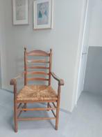antieke knopstoel rotan zitvlak, Antiek en Kunst, Ophalen of Verzenden