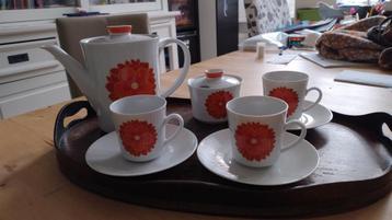 Vintage '70 theeservies: Bavaria Winterling beschikbaar voor biedingen