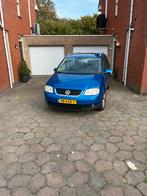 Volkswagen Touran 2004 Blauw, Auto's, Voorwielaandrijving, Stof, 4 cilinders, 1984 cc
