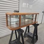 Vitrinekast jaren 50 60 origineel met spiegel, Huis en Inrichting, Kasten | Vitrinekasten, Ophalen, Gebruikt, No, 50 tot 100 cm
