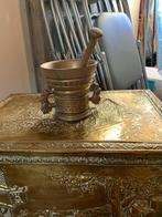 Koperen veizel met stamper 1607, Antiek en Kunst, Antiek | Koper en Brons, Ophalen of Verzenden