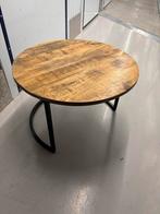 Industrile Salontafel / Bijzettafel, Ophalen, Gebruikt, Rond, 50 tot 100 cm