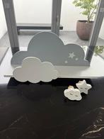 Wandplankje decoratie met wolk en ster hangknop, Ophalen of Verzenden, Zo goed als nieuw, Overige typen