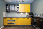 hoekkeuken 3 x 2,3mtr grijs/geel, Huis en Inrichting, Keuken | Complete keukens, Hoekkeuken, Grijs, Kunststof, Gebruikt