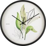 Karlsson Wandklok Botanical Leaves - Groen - Ø26cm, Huis en Inrichting, Woonaccessoires | Klokken, Wandklok, -, -, Karlsson
