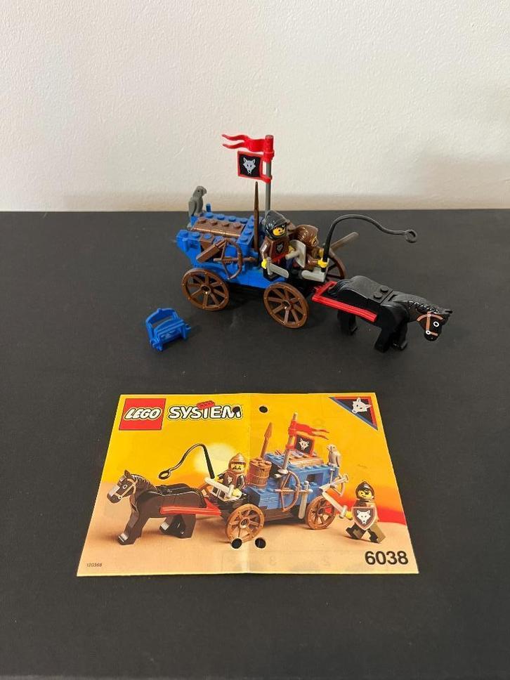 LEGO Castle 6038 Wolfpack Renegades – vintage uit 1992, Kinderen en Baby's, Speelgoed | Duplo en Lego, Gebruikt, Lego, Complete set