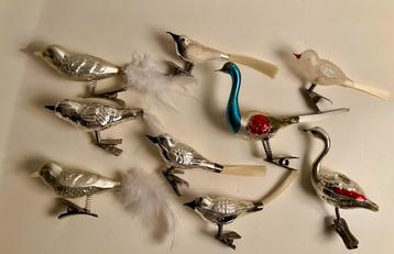 Zie fotos: Meer dan 40 vintage kerstballen o.a vogels beschikbaar voor biedingen