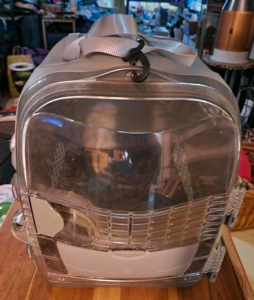 Te Koop Catit Cabrio Transportbox Grijs, Dieren en Toebehoren, Transportboxen, Zo goed als nieuw, Ophalen